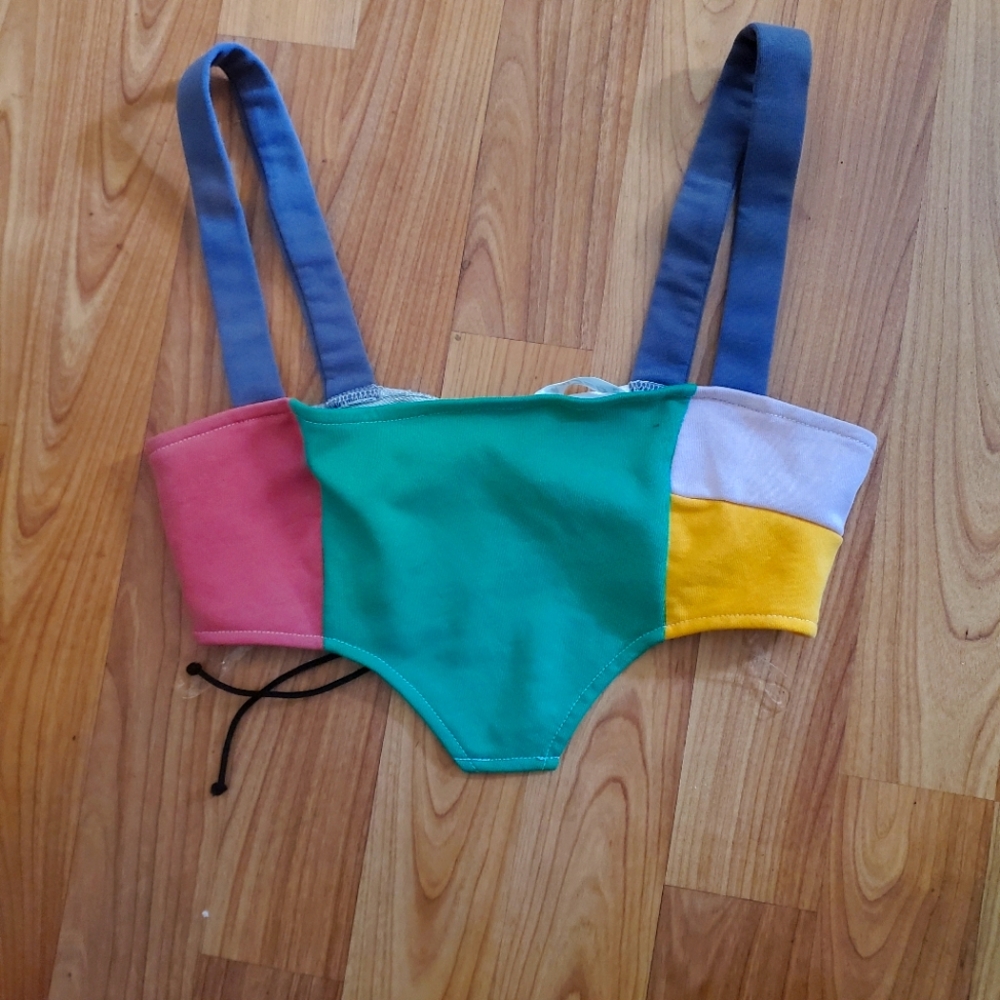 Muti color crop top